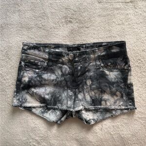 Stylish STS Blue Tie-Dye Women Shorts